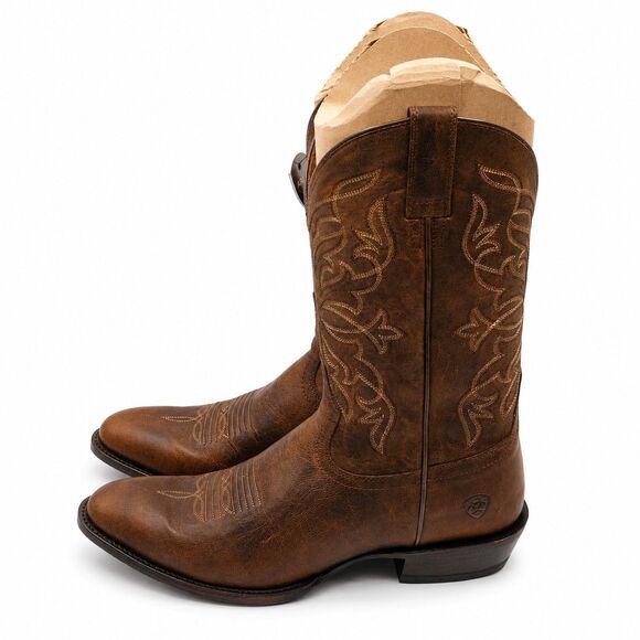 Ariat® Maverick Western Boots Loco Brown 10061155 ATS Almond Toe Men’s 10.5D main image 6
